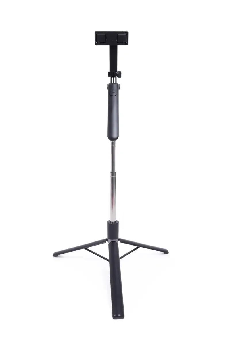 R16 Bluetooth Selfie Stick with Tripod Stand, Bluetooth Remote (Black)