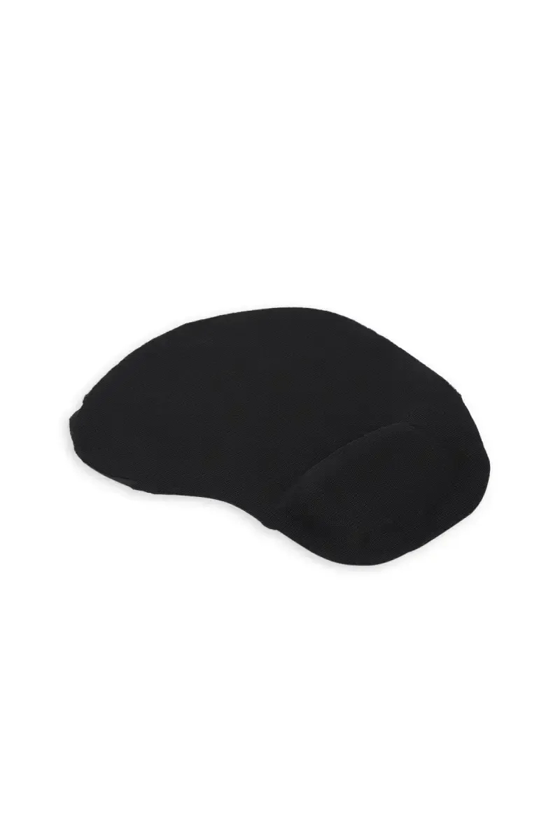Rubber Ergonomic Mouse Pad with Comfortable Gel Wrist Rest Support (Black)