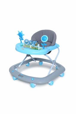 FunRide Toys Kid's Foldable Activity Walker with Adjustable Height - Pack Of 1 (Blue) 008953BLU