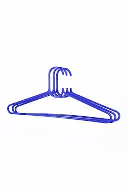 Plastic Cloth Hanger Set - 3 Pcs 009284PLABLU
