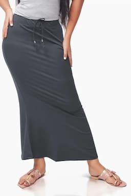 Cotton Viscose Blend Mermaid Saree Shapewear for Women 010313GREXXL