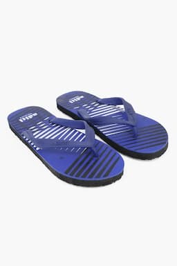 Printed Casual Flip Flops for Men 0123749DARBLU