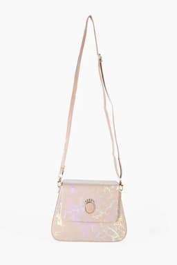 Marble printed Box Sling Bag for Girls 013060PEA