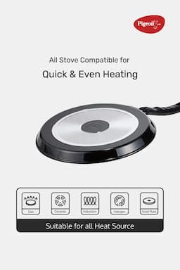 Pigeon Aluminium Flat Tawa - 28 cm 014263BLA28CM