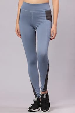Women's Cotton Lycra Blend Track Pant 014673S/MBLU