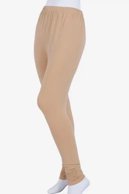 Viscose Spandex Solid Leggings for Women  015169LBEI