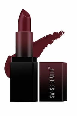 Swiss Beauty HD Matte Pigmented Lipstick - 3.5gm (Murphy Brown 19)  015229MURBRO193.5GM