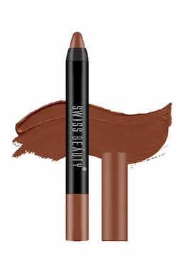 Swiss Beauty Stay On Matte Crayon Lipstick - 3gm (Shade 22, Coffee ) 015231COF223GM