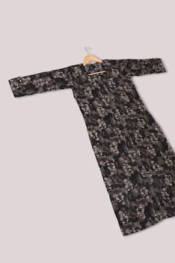 Cotton Printed Kurti For Women 015320MBLA