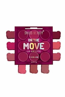 Swiss Beauty On the Move Matte Finish Pigmented Lip Palette - 5g (Shade 02, Pink Mauve) 015492PINMAU25GM