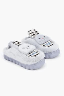 kid's Cozy Cute Warm Bedroom Slippers 015535152MBLU