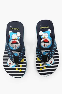 Doraemon Printed Flip Flops for Boys & Girls 0170607YRSNAVBLU
