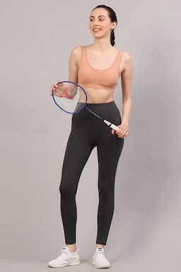 Cotton Lycra Solid Track Pant for Women 019088XLGRE2
