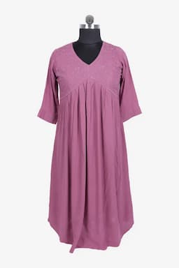 Rayon Solid Kurti for Women 019126XXLCHAPIN
