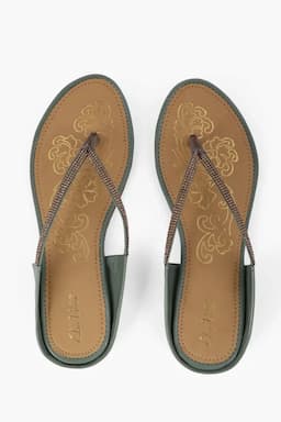 Slip-On Flat Slippers for Women 01951542GRE