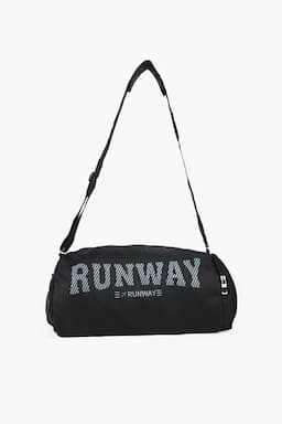 Stylish Polyester Gym Bag for Men & Women 020390BLA