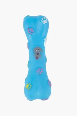 Canine Squeeky Bone Toy For Dogs (Blue) - Small 020431BLUSMA