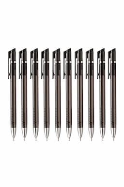 Unomax Tektron Liquid Ball Point Pen (Black) - Pack Of 10  021171BLAPACOF10