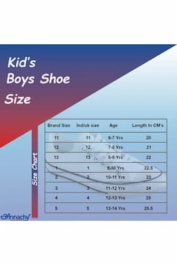 Synthetic Velcro Closure School Shoes for Boys 021373910YRSBLA
