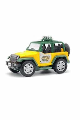 Ranger Jungle Safari Pull Back Car Toy (Yellow - Green) 022783YELGRE