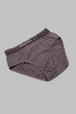 Men's Cotton Solid Briefs 02324775BRO