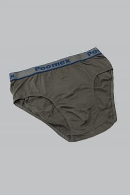 Men's Cotton Solid Briefs 02324775SAG