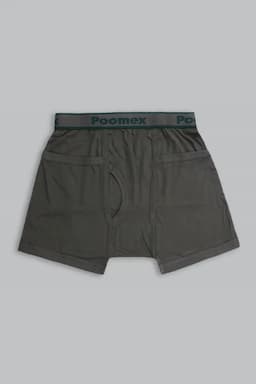 Men's Cotton Trunks with Pockets 023248GRE80
