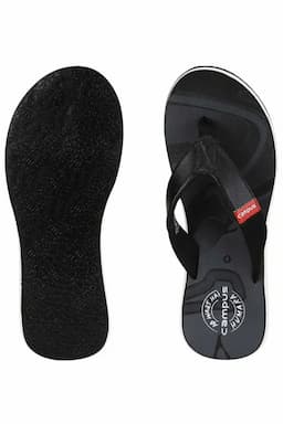 Men's Printed Thong  Strap Flip Flops 0240889BLA