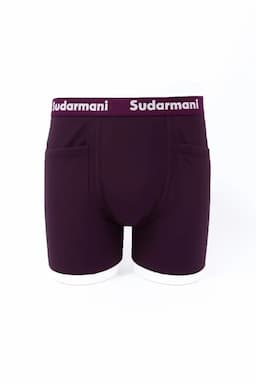Cotton Trunks for Men 024157PUR80