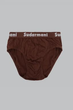 Cotton Solid Briefs for Men 02416795DARBRO