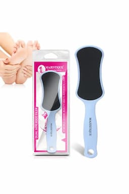 Majestique Foot File Pedicure Scrubber (Sky Blue) - Pack of 1 024187SKYBLU