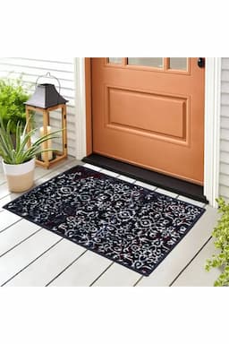 Microfiber Anti-slip Door Mat - 40 x 60 cm	 024555BLU1