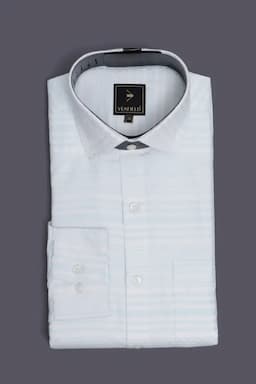 Men's Dobby Casual Shirt 024859BLUXXL