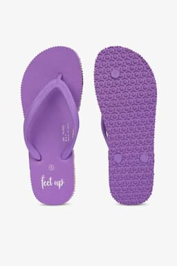 Solid Casual Flip-Flops for Women 0249578PUR