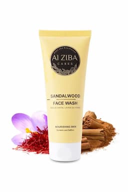 Alziba Cares Sandalwood Face Wash For Nourishing Skin - 100 ml  027227SANWOO100