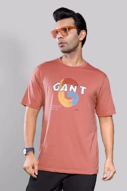 Cotton Printed Half Sleeve T-shirt for Men 0285215XLCOR