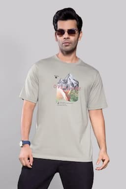 Printed Half Sleeve T-shirt for Men 0285235XLGRE