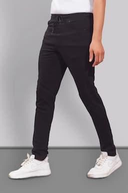 Men's Solid Regular Fit Track Pants  028562BLAL