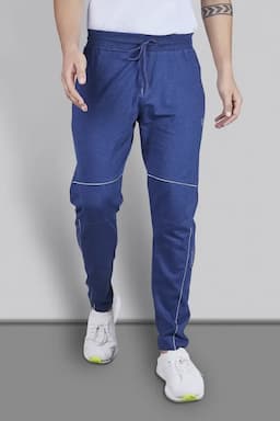 Cotton Printed Regular Fit Track Pants for Men 028567TEAM