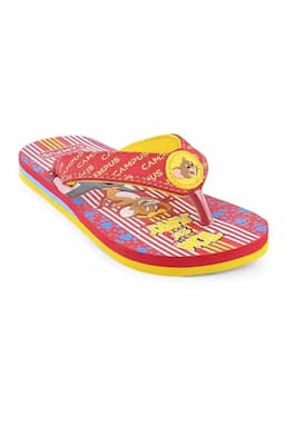 Tom & Jerry Printed Casual Flip Flops for kids 0286899RED