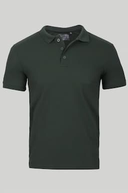 Men's Cotton Polo Neck Casual T-shirt 02892644GRE