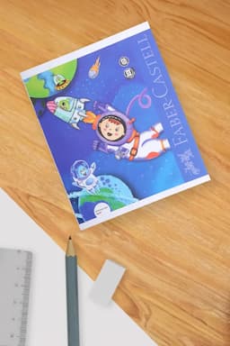 Faber Castell Student Notebook Small – Double Line 80 Pages (Blue) 030024BLU2