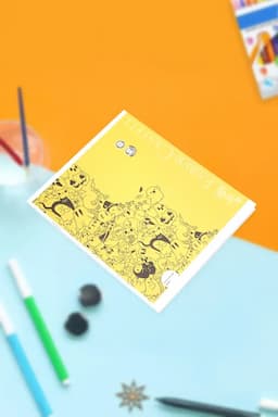 Faber Castell Ruled Student Notebook (Yellow) - 80 Pages 030026YEL