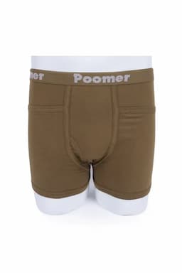 Men's Cotton Trunks with Pockets 030397GRE952