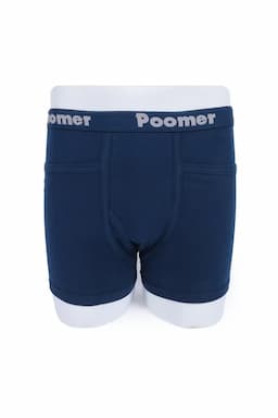 Men's Cotton Trunks with Pockets 030397TEA85