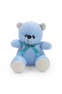 Mini Teddy Bear Soft Toy - Blue 