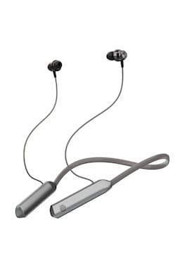 Nu Republic Pulse Metal Wireless Bluetooth In Ear Neckband with 50 Hrs Playtime, ENC, Fast Charging, Dual Pairing (Silver) 034561PULMETSIL