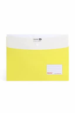 Snap Button Utility Folder (FC Size) - Yellow 034846YELPACOF1