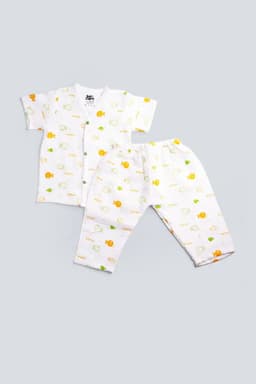 Muslin Clothing Set for Baby Girl - Multicolor 035024MUL612